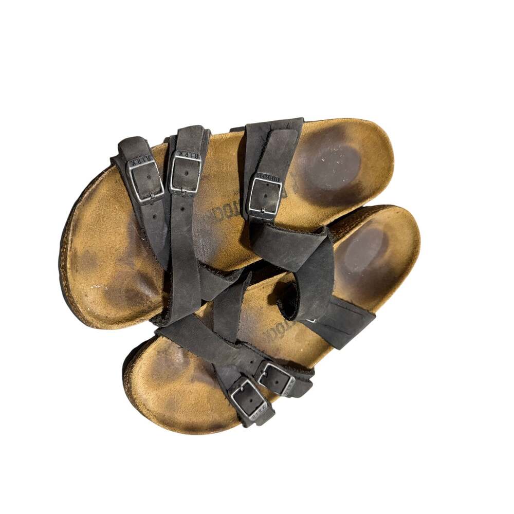 Birkenstock Franca sandals in black Size 37